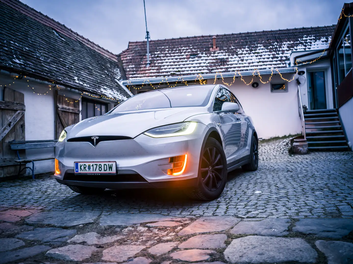 Tesla Model X FSD 100X MWST FREE-CHARGING Silber - 1