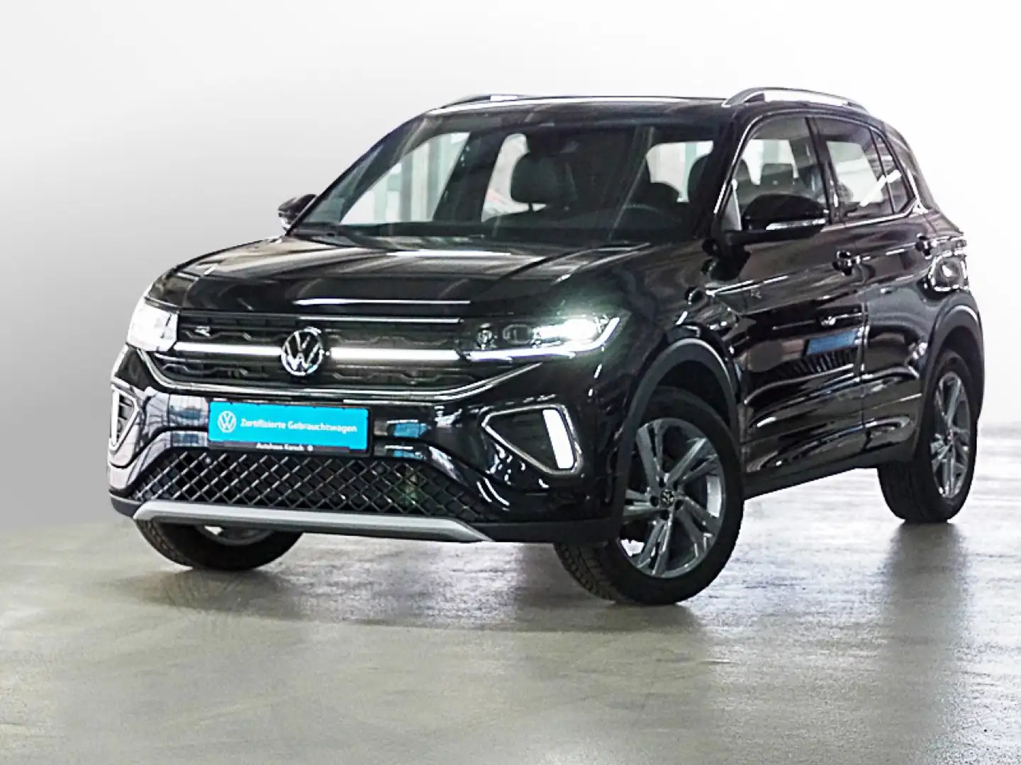 Volkswagen T-Cross 1.5 TSI DSG R-Line AHK, NAVI, IQ.LIGHT LED Schwarz - 2