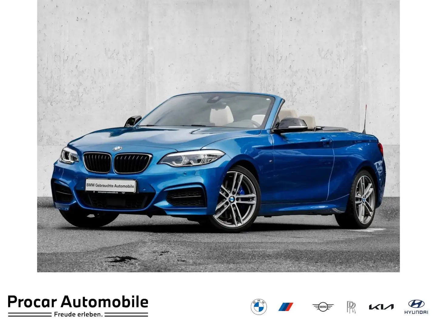 BMW 240 M240i H/K+ADAPT.LED+ACC+DA+KAMERA+LHZ Azul - 1