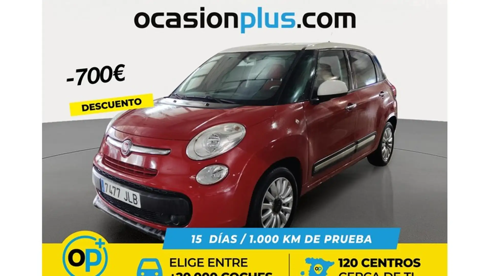 Fiat 500L 1.4 Pop Star Rouge - 1