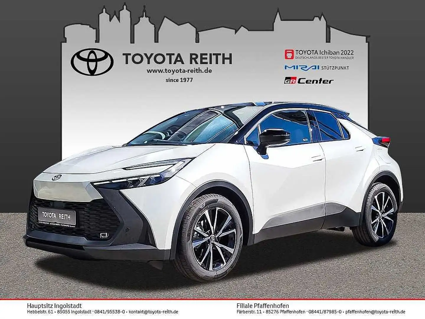 Toyota C-HR 2.0 Hybrid Black&White - plus Technik-Paket Weiß - 1