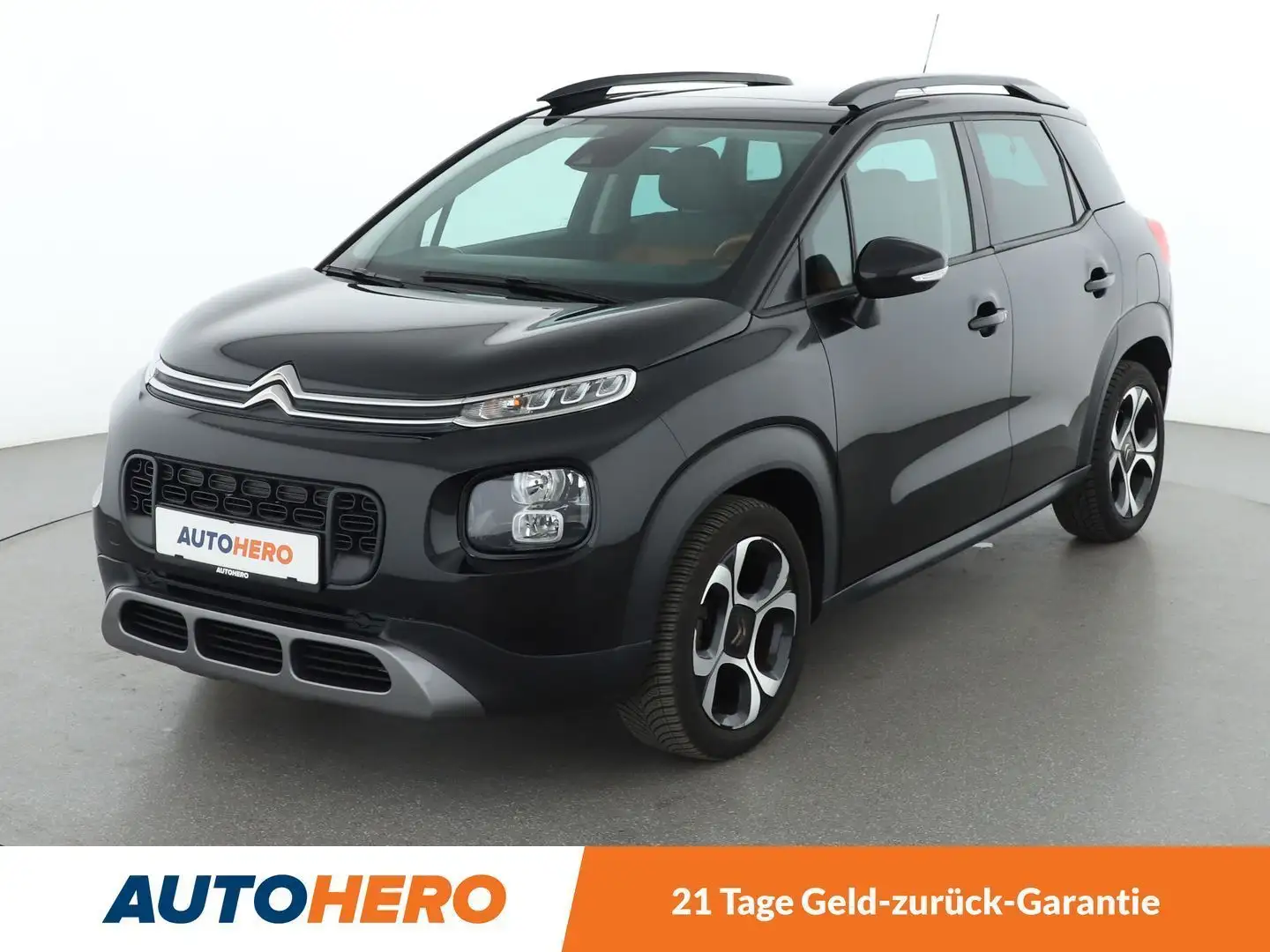 Citroen C3 Aircross 1.2 PureTech Shine*NAVI*TEMPO*PDC*KLIMA*GARANTIE* Schwarz - 1