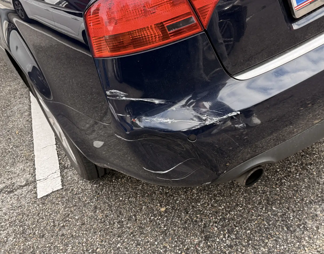 Audi A4 1,6 Benziner S-line 2007 Baujahr Blau - 1