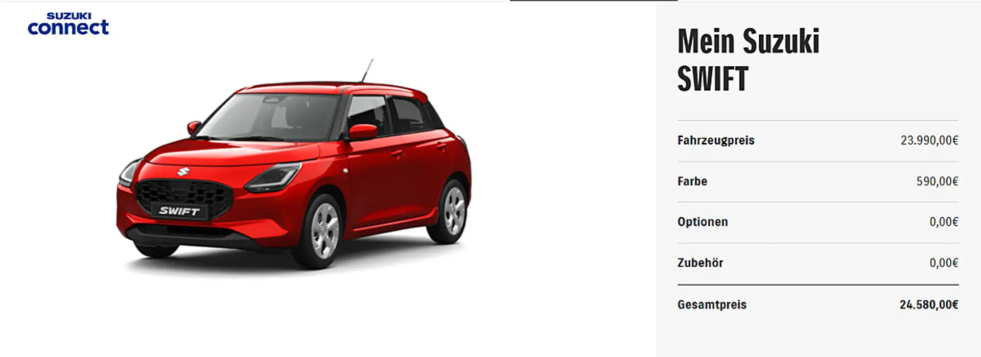 Suzuki Swift 1,2 Hybrid Shine CVT Aut. Rot - 1