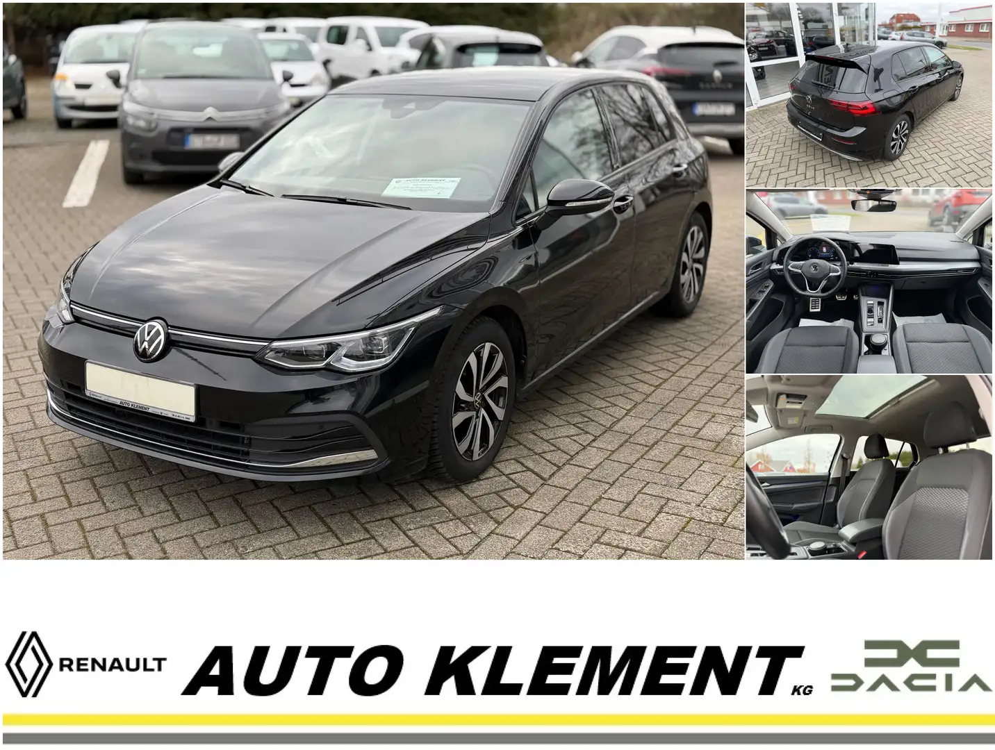 Volkswagen Golf VIII 2.0 TDI Active DSG, Automatik, Panoramaglasda Schwarz - 1