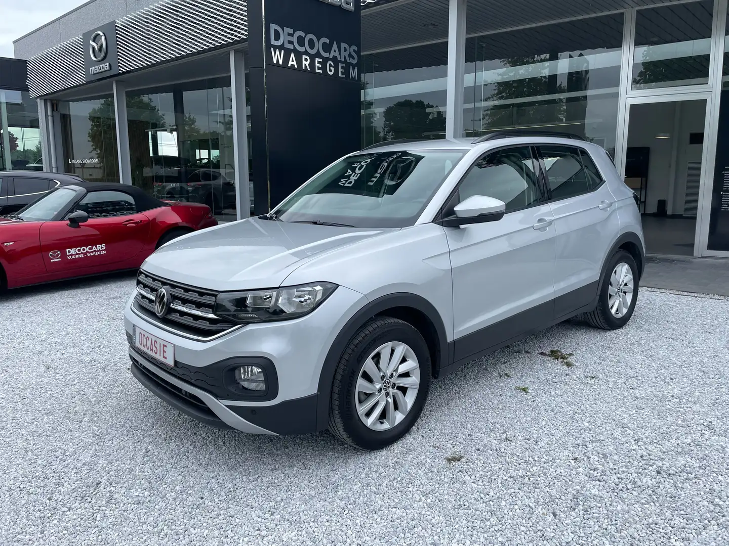 Volkswagen T-Cross 1.0 AUTOMAAT/Sensoren/Carplay/Adaptive Cruise Gris - 1