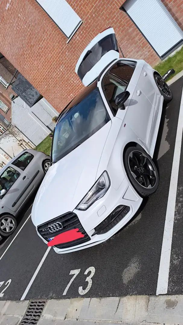Audi A3 A3 Sportback 2.0 TDI 150 Quattro S Line Blanc - 1