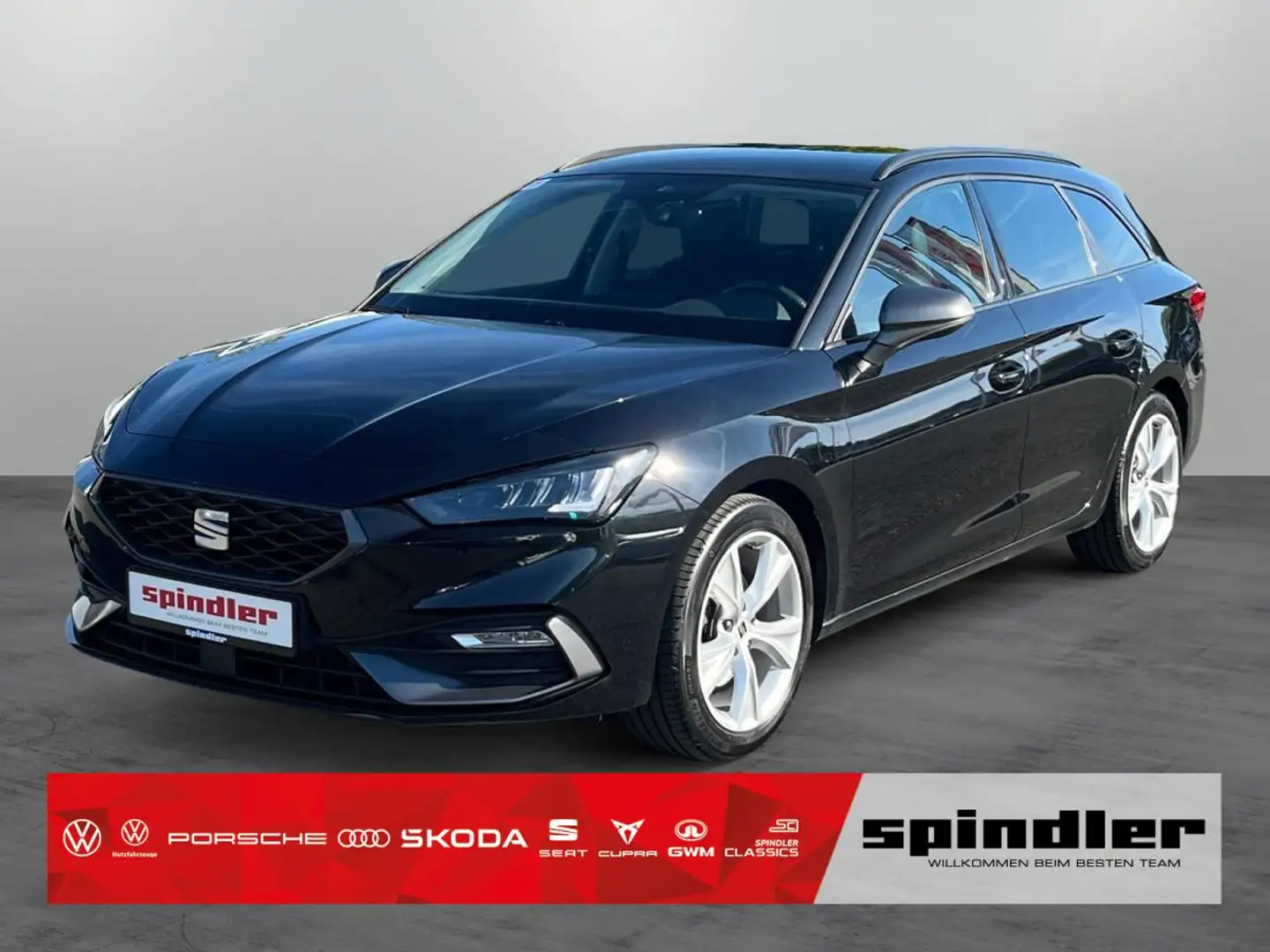 SEAT Leon ST FR 1.5 eTSI DSG / Beats, LED, GRA, PDC Schwarz - 1