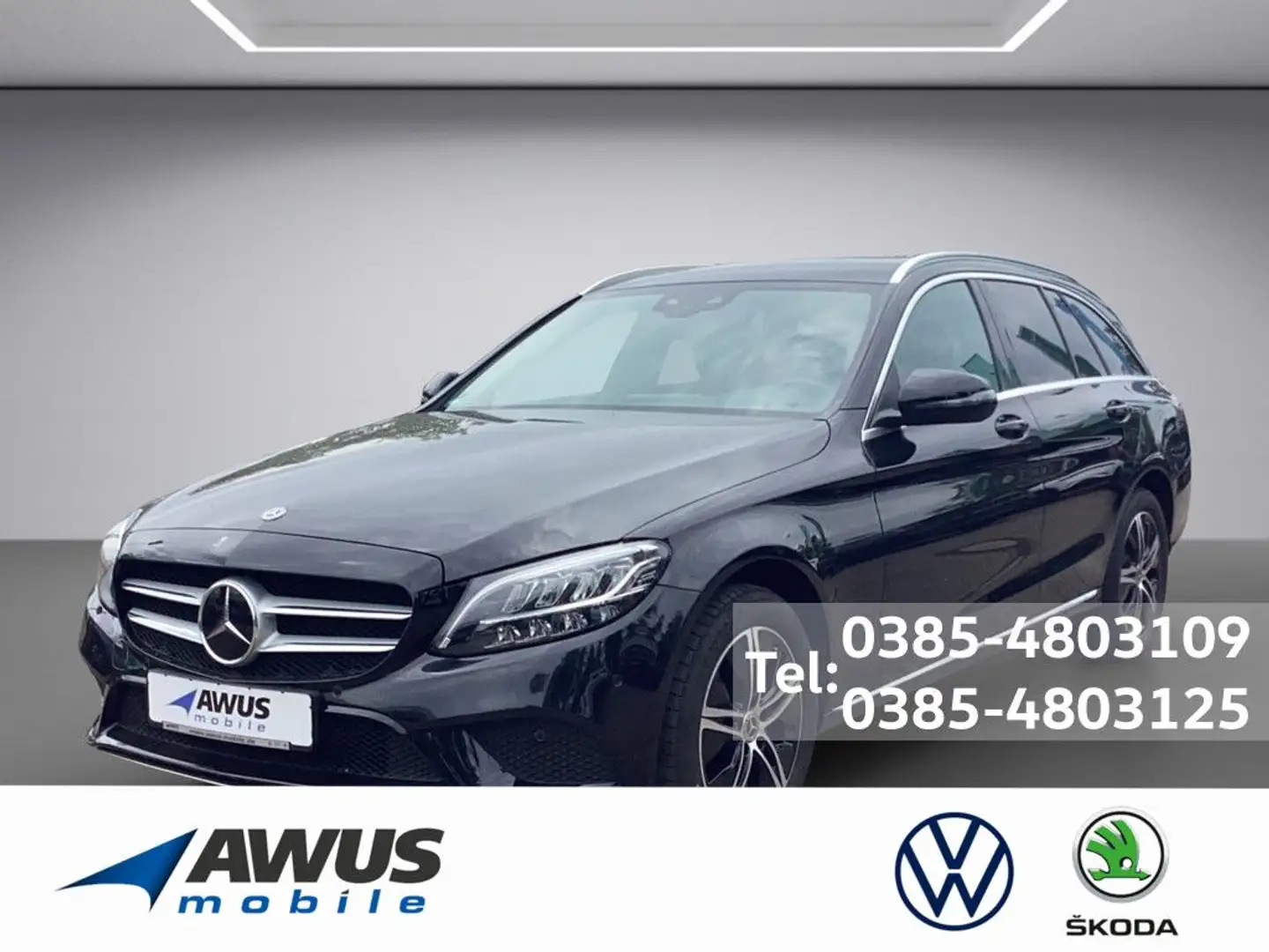 Mercedes-Benz C 220 d 4Matic Avantgarde C-Klasse T-Modell Schwarz - 1