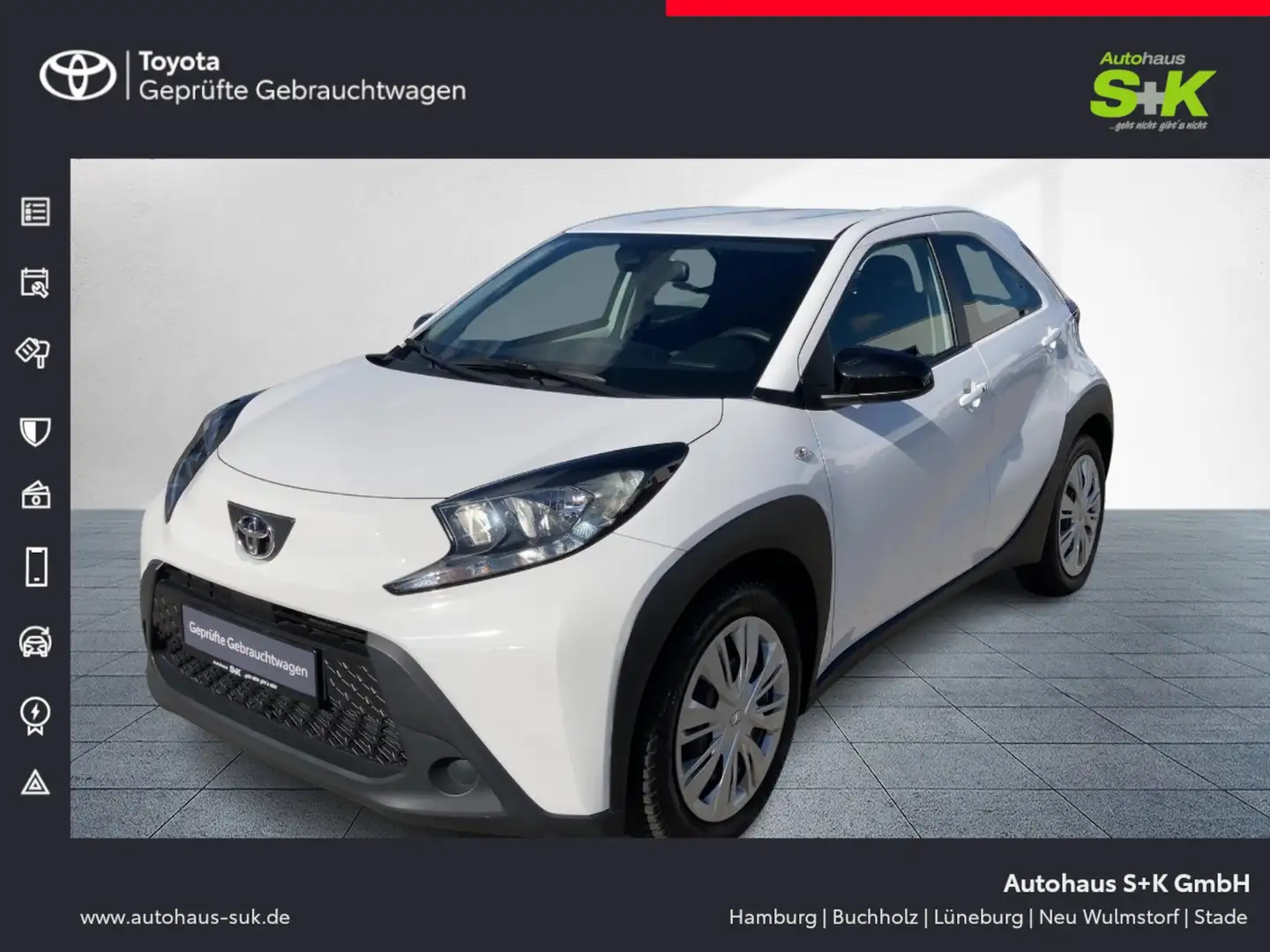 Toyota Aygo X Play 1.0 VVT-i *KAMERA*SHZ*TEMPOMAT*GJR* Weiß - 1