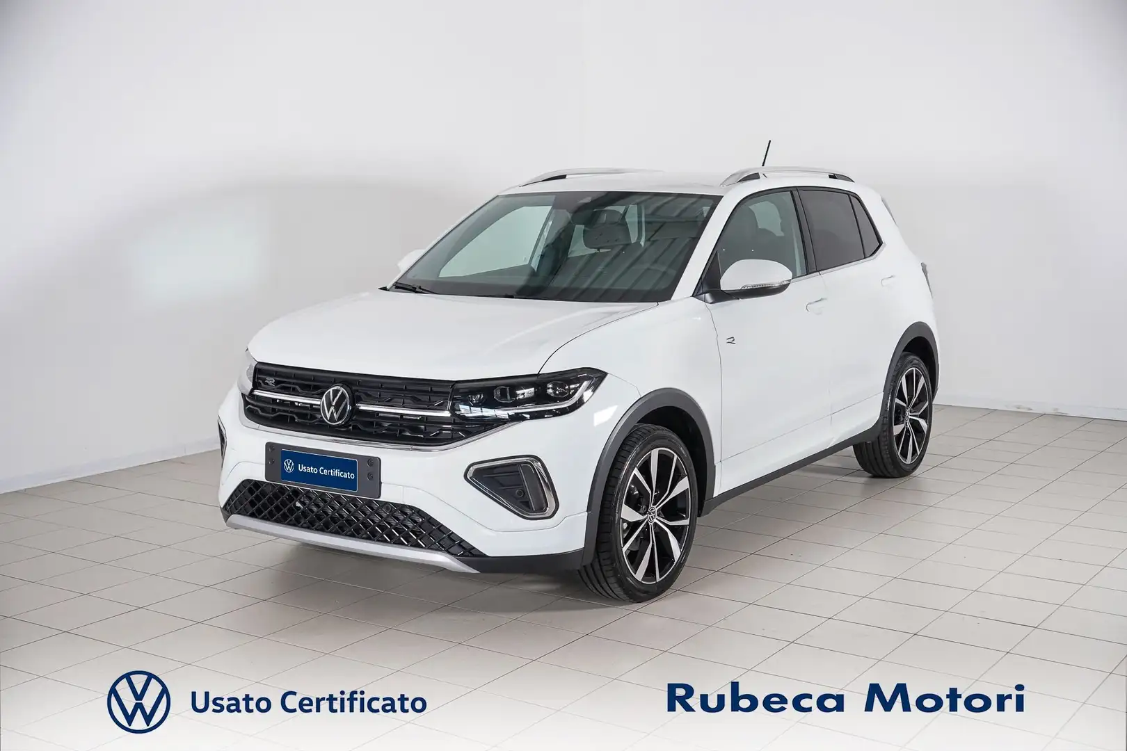 Volkswagen T-Cross 1.0 TSI R-Line 115CV Blanc - 1