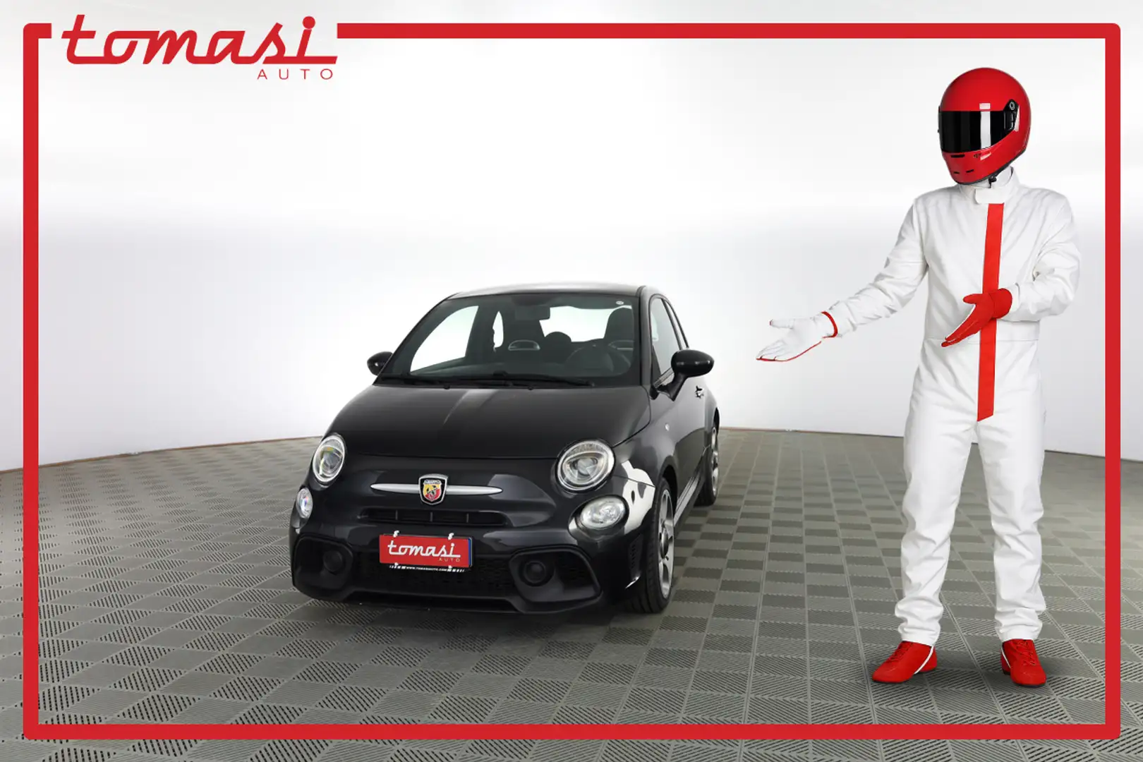 Abarth 595 1.4 Turbo T-Jet 145CV CERCHI 17,KIT PINZE FRENO GI Negru - 1