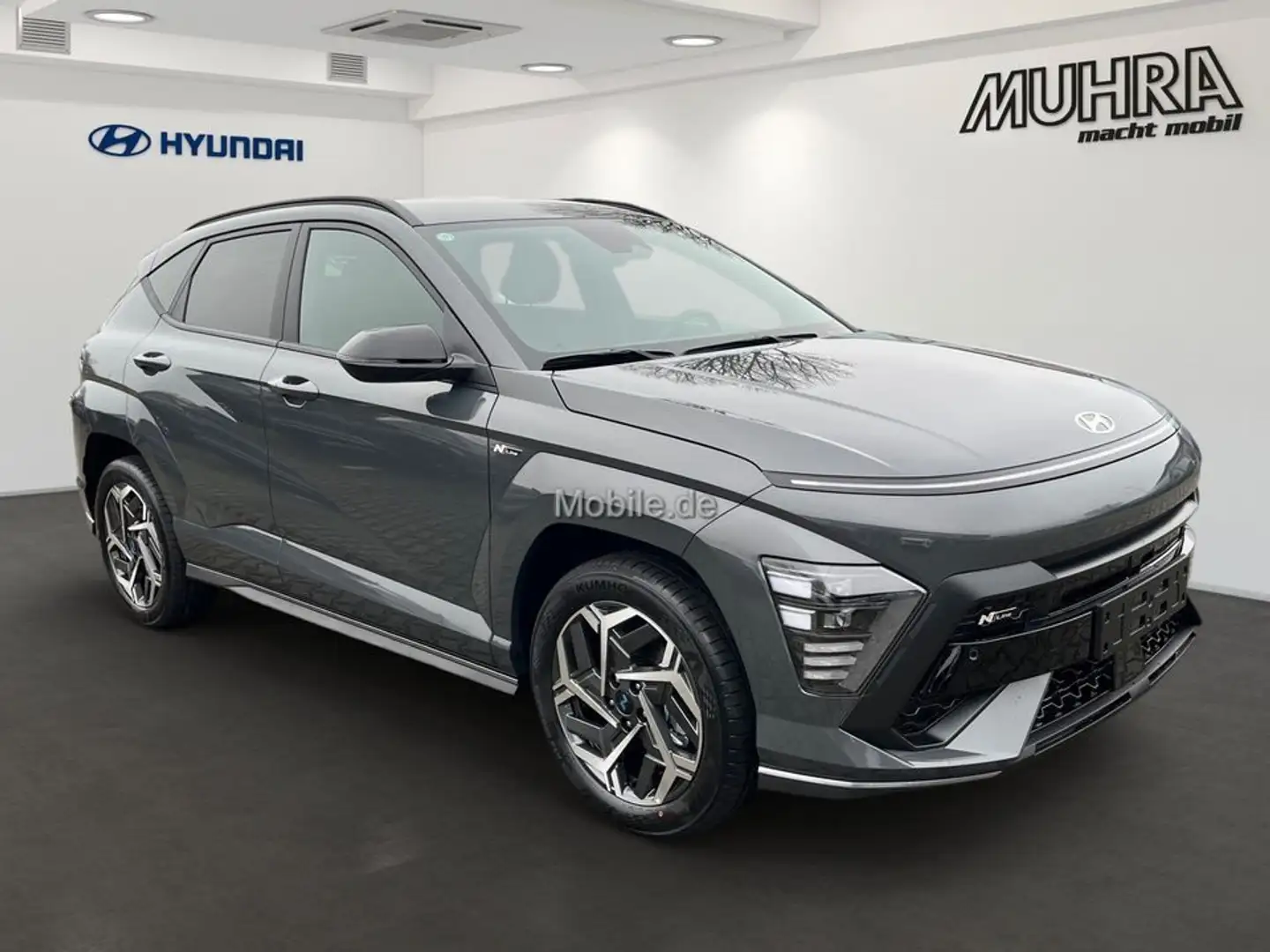 Hyundai KONA 1.6 T-GDI 150PS N LINE DCT NAVI LED 18"LM Grijs - 2