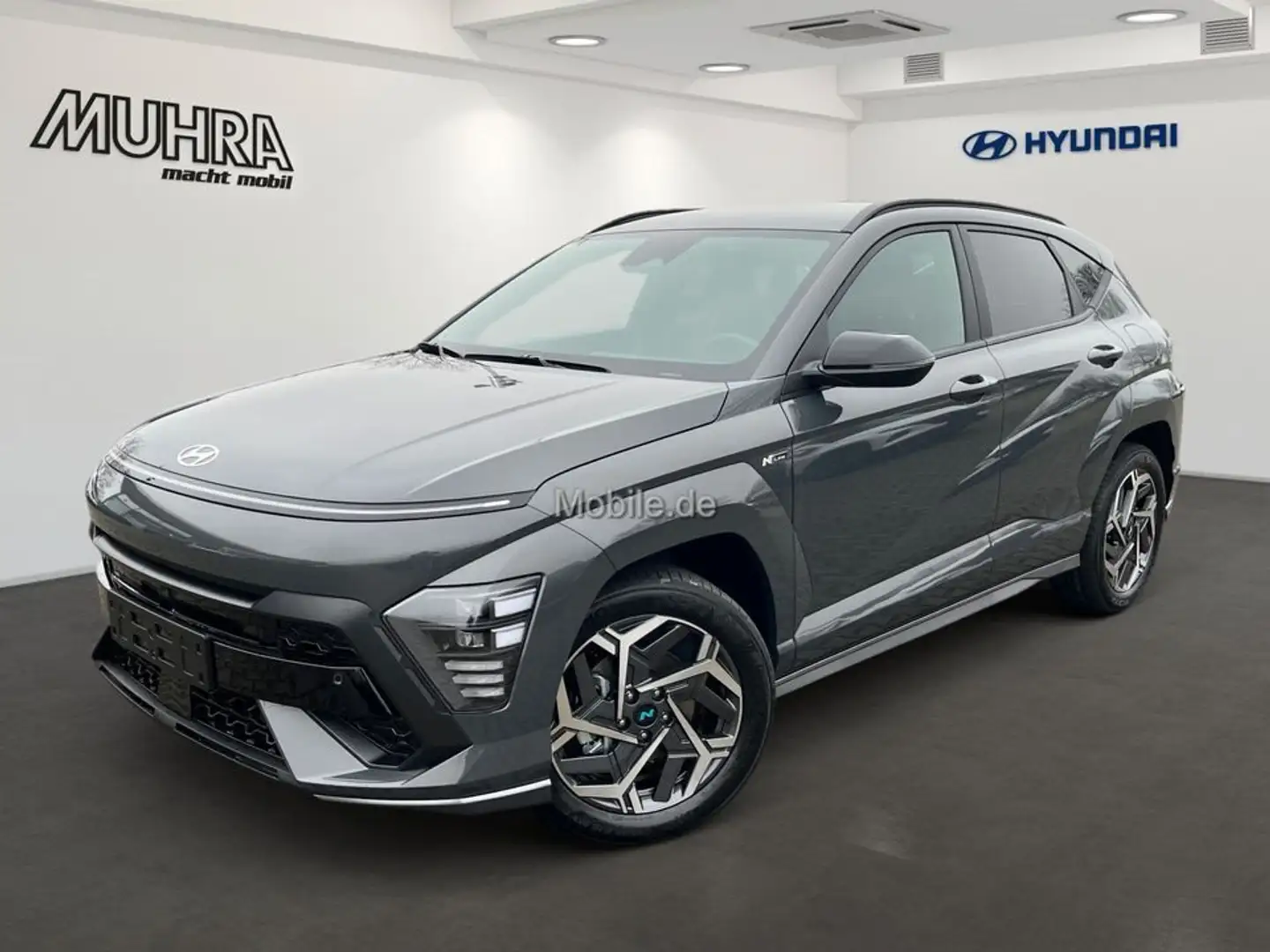 Hyundai KONA 1.6 T-GDI 150PS N LINE DCT NAVI LED 18"LM Grijs - 1