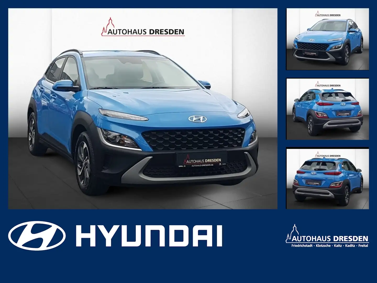 Hyundai KONA 1.6 GDI Select *DAB*SHZ*PDC*KAM*AHK* Blauw - 1