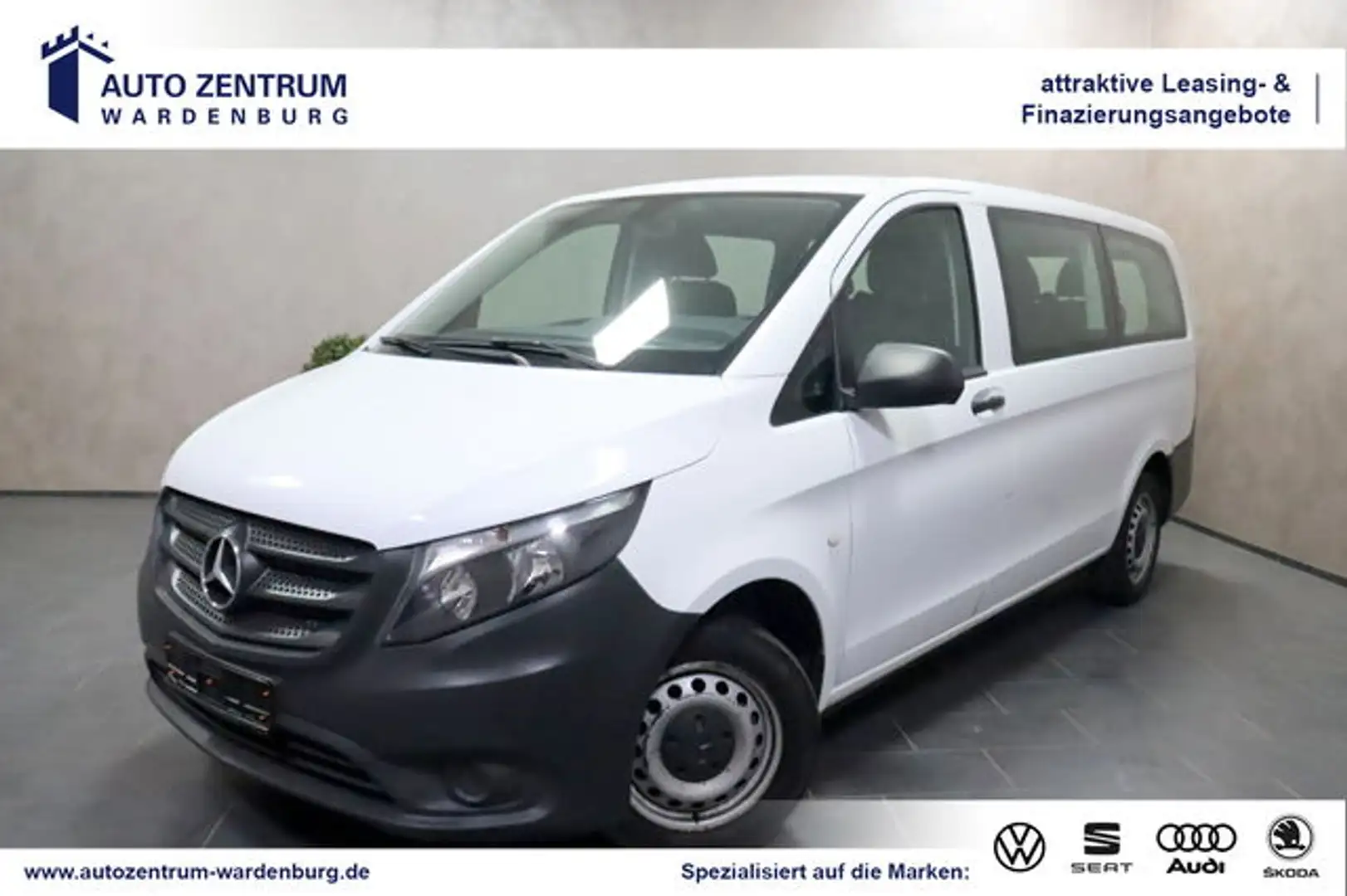 Mercedes-Benz Vito Tourer 114 CDI Pro lang 8-Sitzer NAVI SHZ Biały - 1