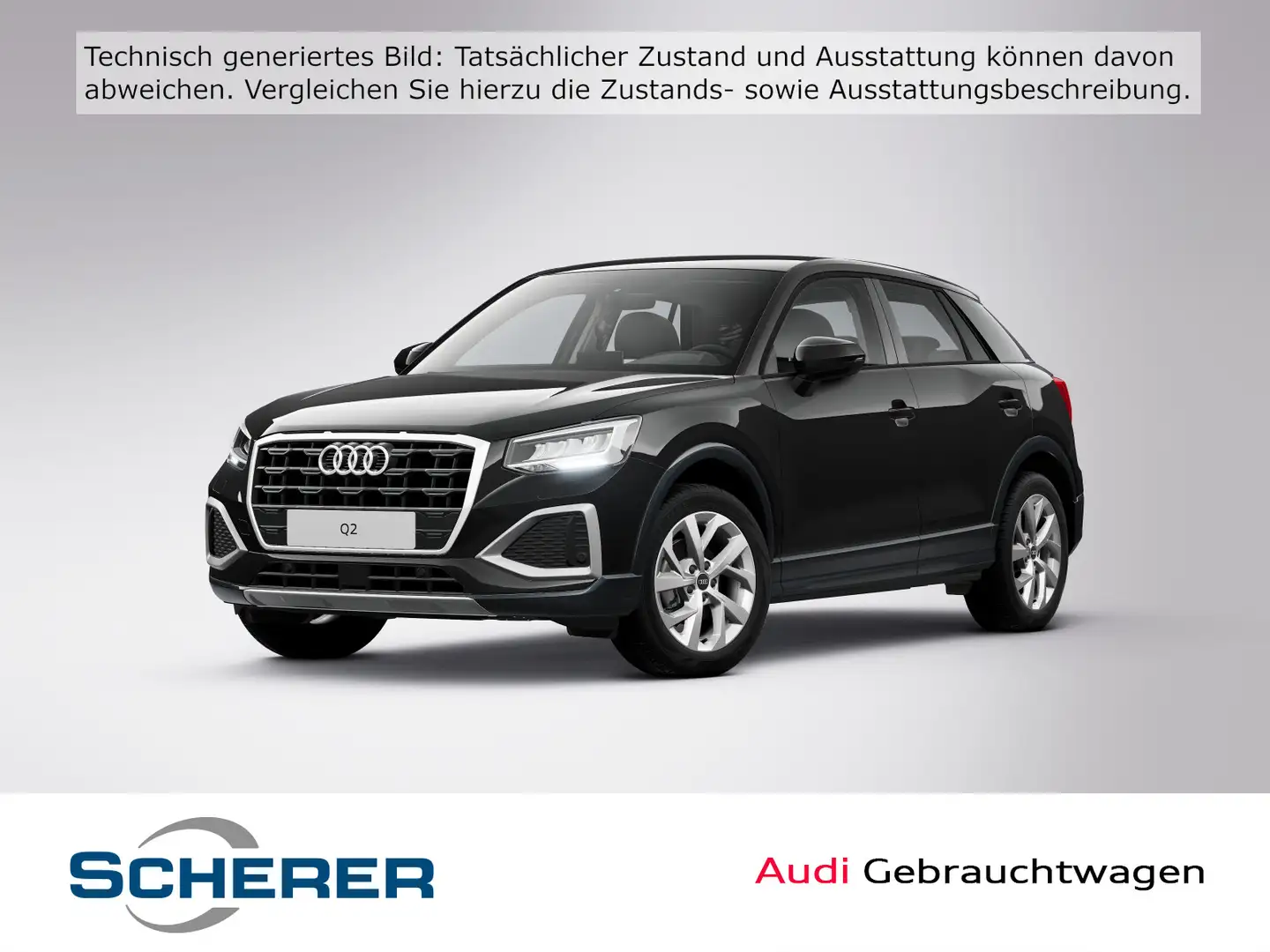 Audi Q2 advanced 35 TFSI 110(150) kW(PS) S tronic Schwarz - 1