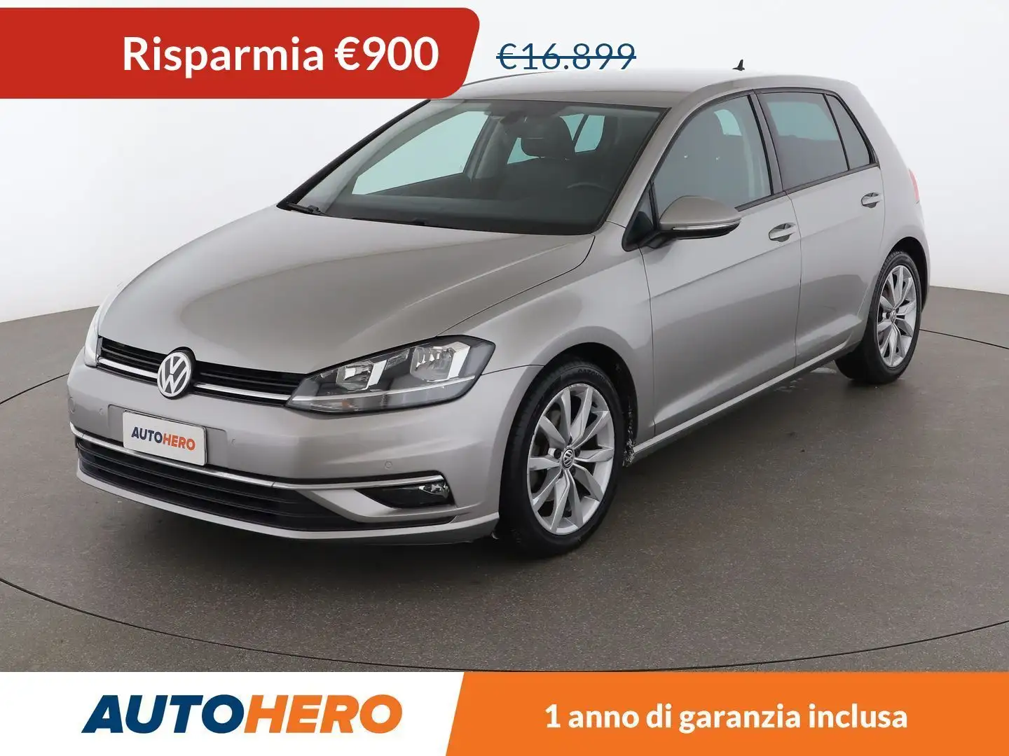 Volkswagen Golf 1.6 TDI Highline 115 CV DSG Grau - 1
