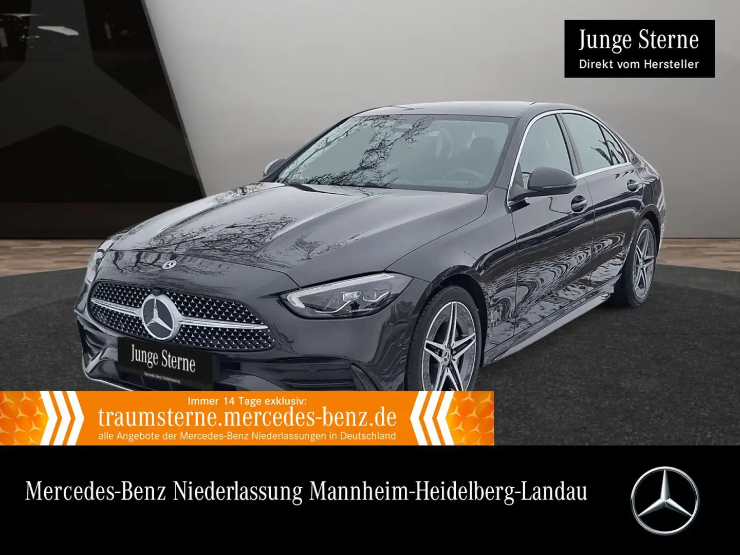 Mercedes-Benz C 180 AMG+LED+KAMERA+TOTW+KEYLESS+9G Grau - 1