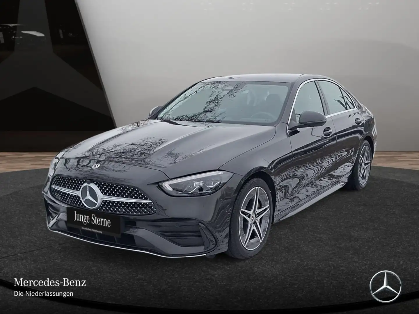 Mercedes-Benz C 180 AMG+LED+KAMERA+TOTW+KEYLESS+9G Grau - 2