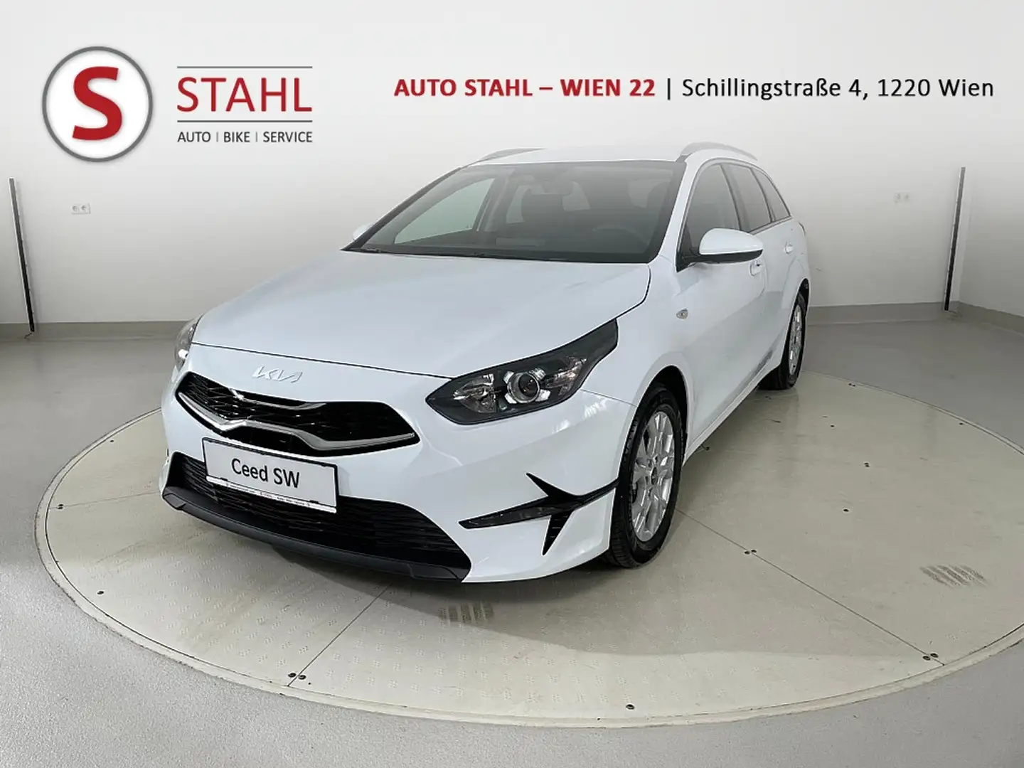 Kia Ceed SW / cee'd SW ceed SW 1,0 T-GDI GPF ISG Silber | Stahl Wien 22 Bianco - 1