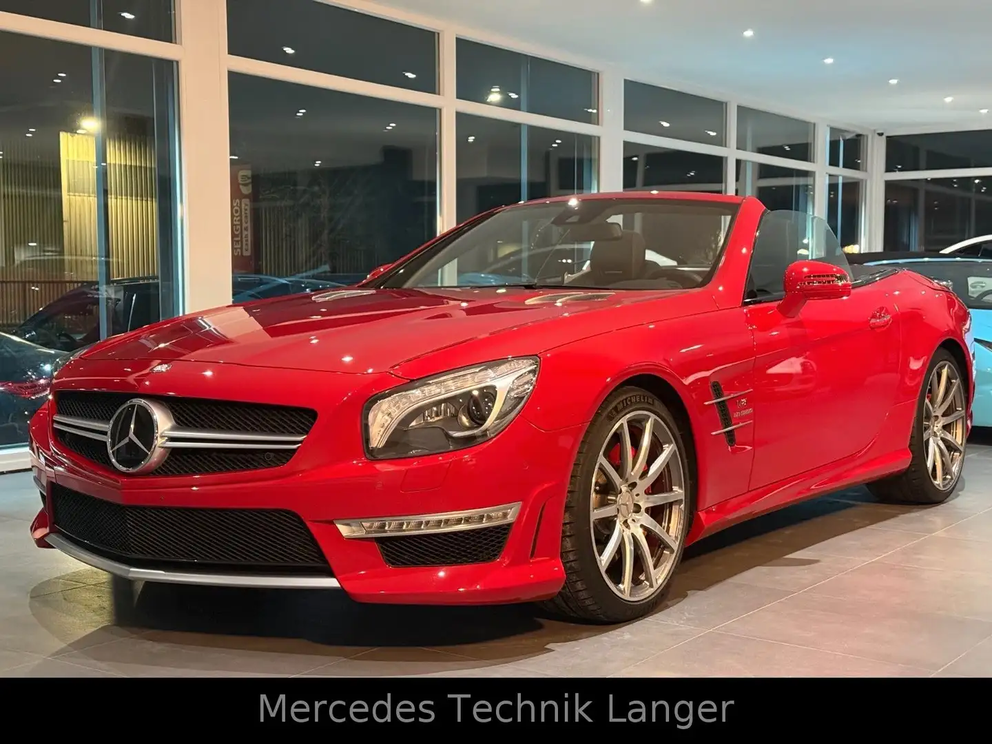 Mercedes-Benz SL 63 AMG /  nur 17.604 KM / SERVICE NEU Rot - 2