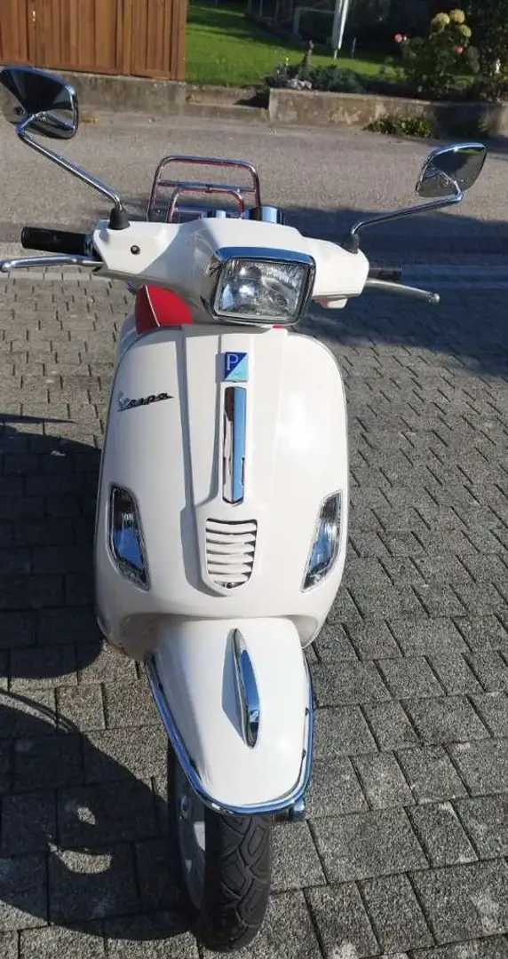 Vespa 125 Piaggio 125S College Sonderedition WEISS/ROT Fehér - 2