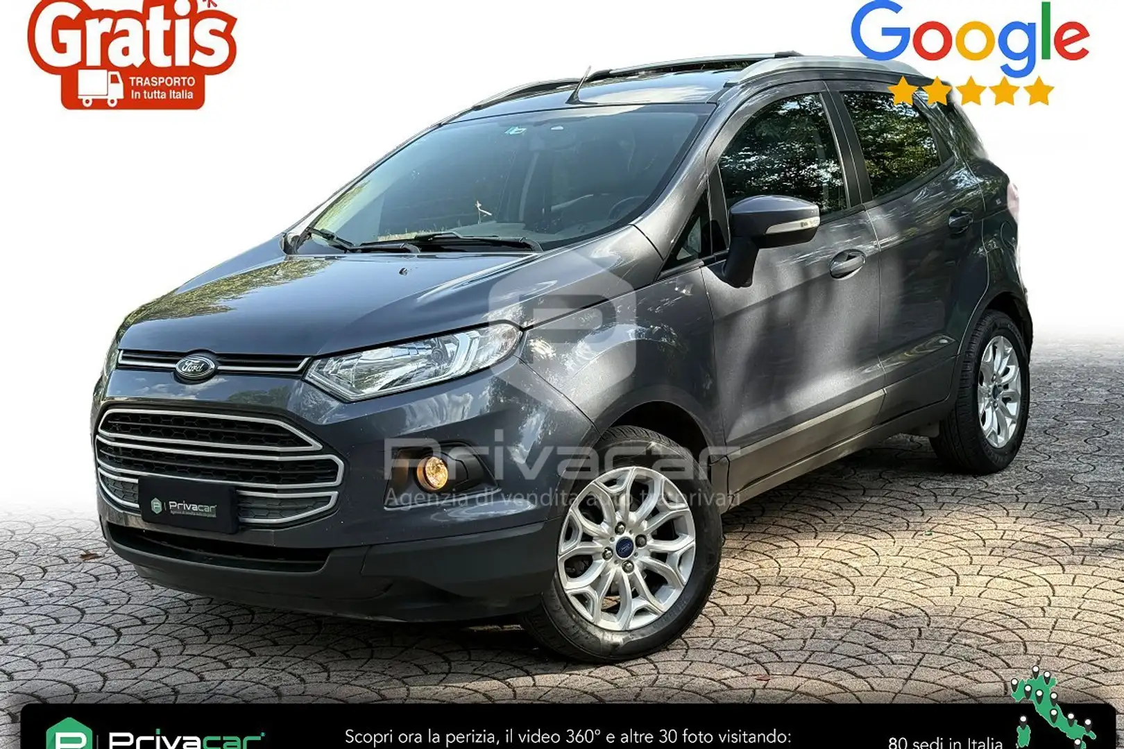 Ford EcoSport 1.5 TDCi 95 CV Plus Silber - 1