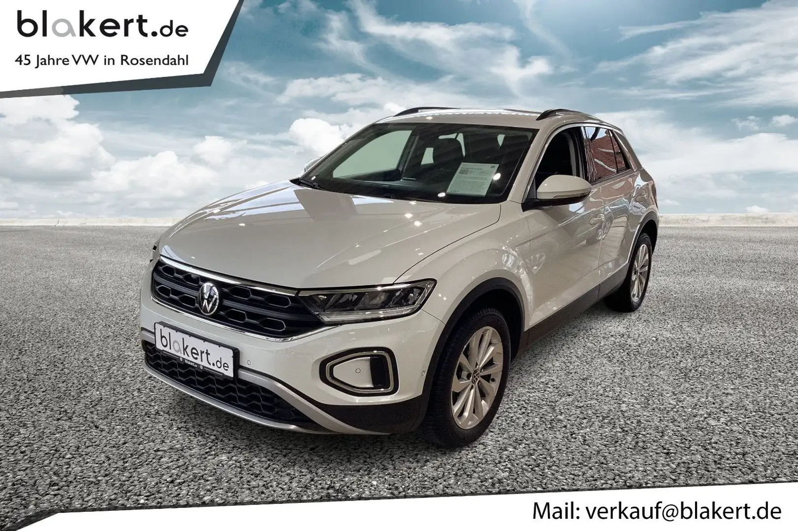 Volkswagen T-Roc 1,0 TSI Life Weiß - 2