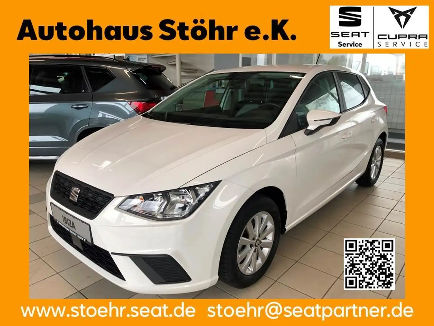 SEAT Ibiza Style 1.0TGI Weiß - 1