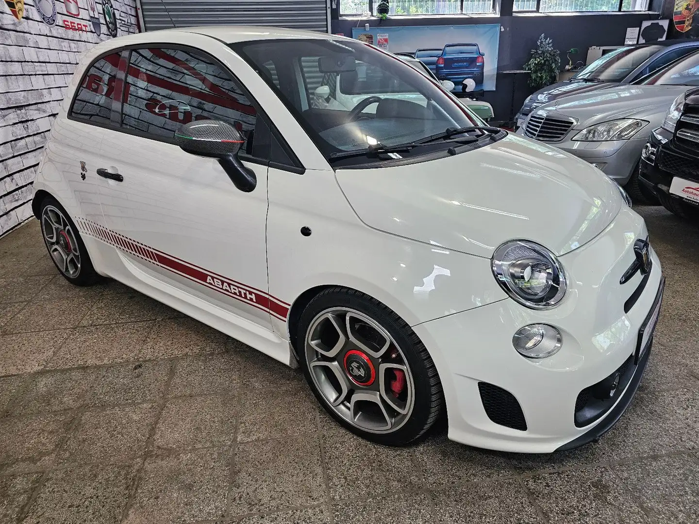 Abarth 500 595 Optik*Carbon*TOP Zustand* Blanco - 2