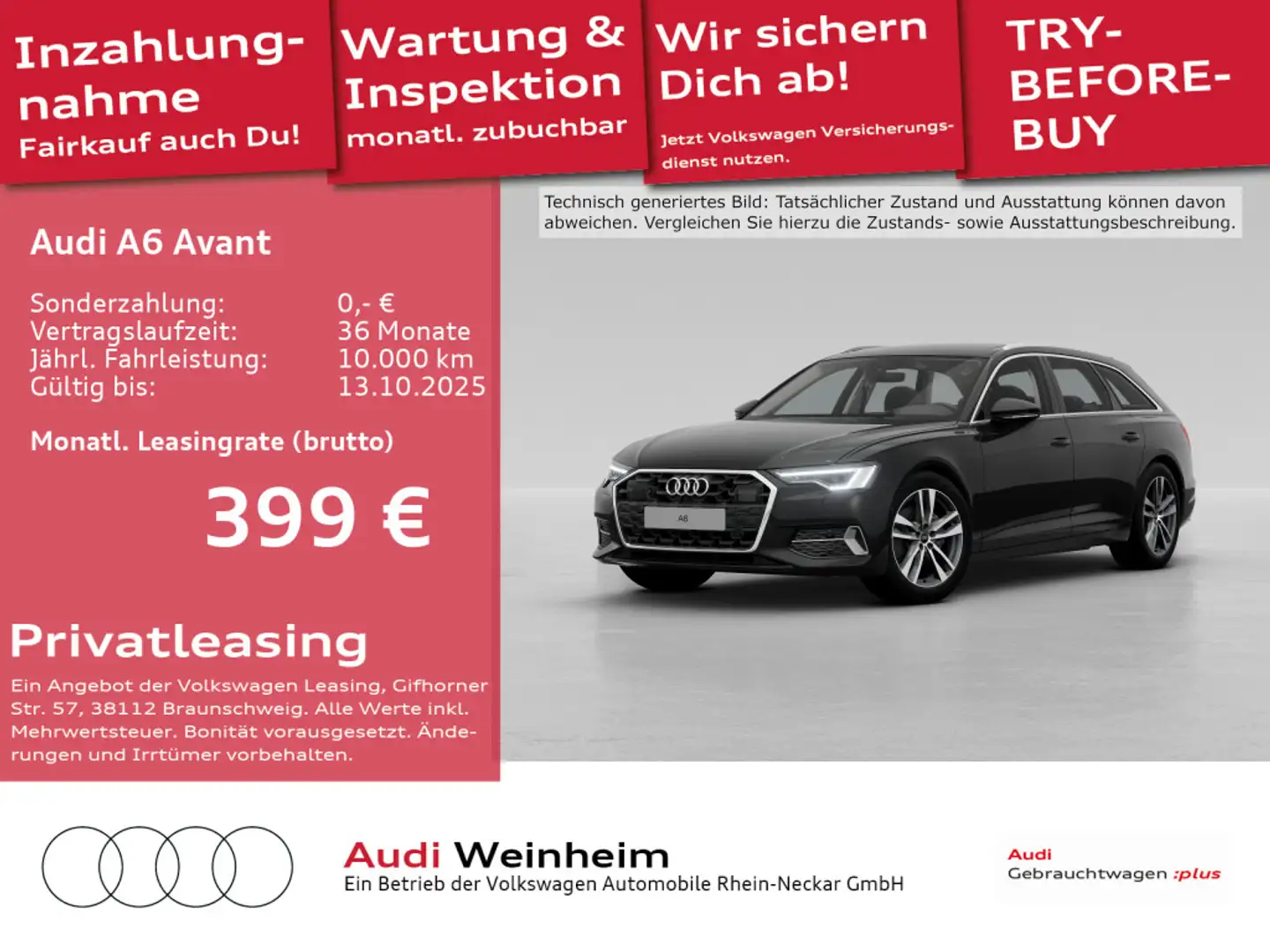 Audi A6 40 TDI Head Up Panoramadach Matrix LED Schwarz - 1