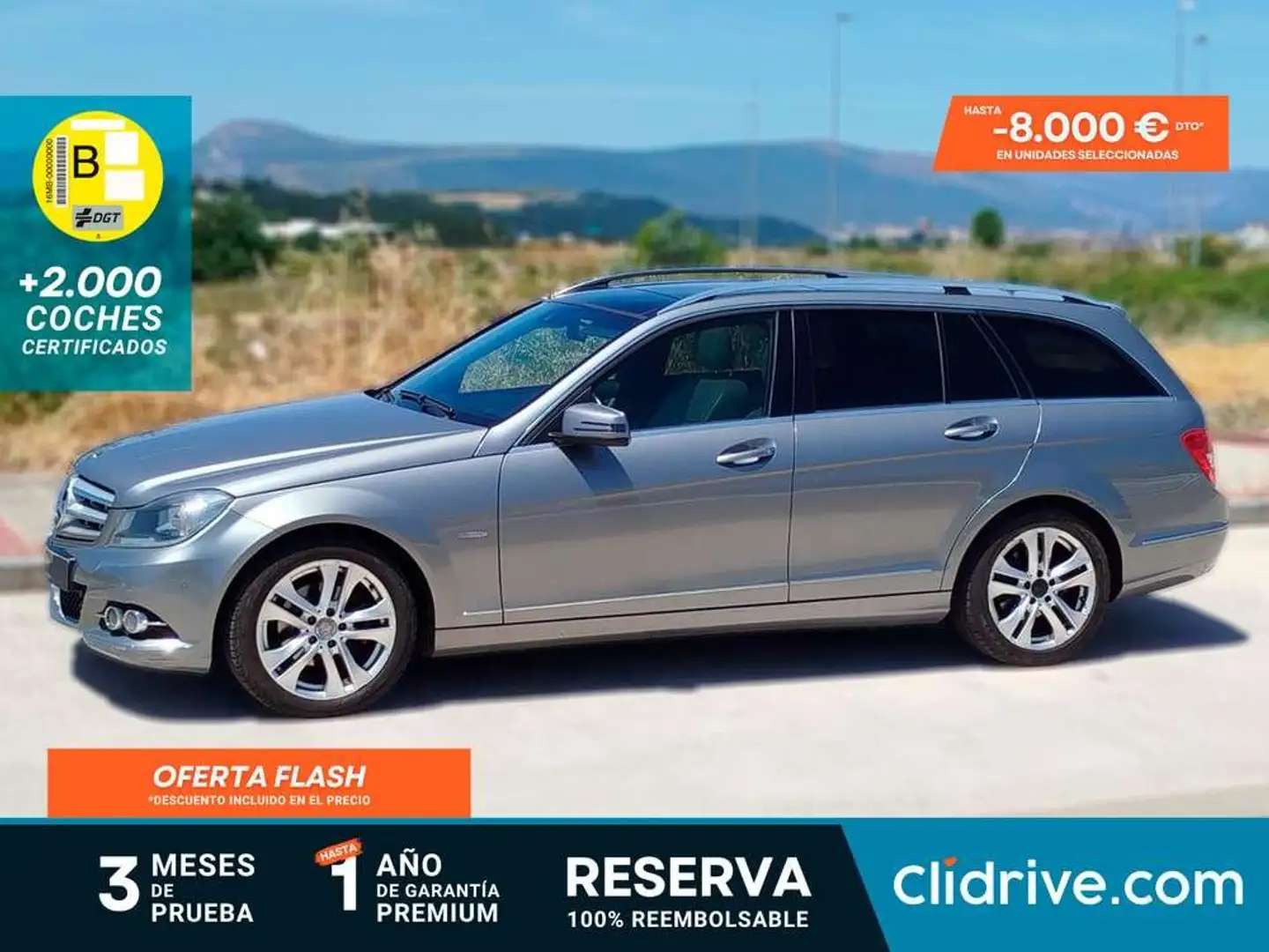 Mercedes-Benz C 200 Estate 200CDI BE Ed. Avantgarde Aut. Gris - 1