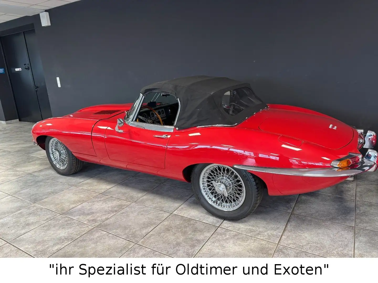 Jaguar E-Type Roadster 3.8 Serie I Motor überholt Rot - 1
