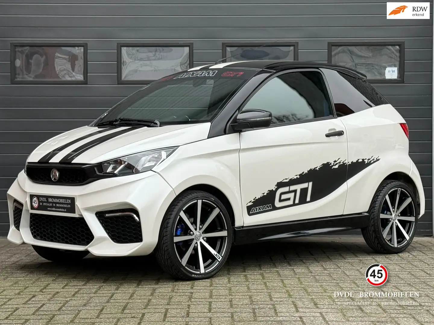 Aixam GTI Coupé Emotion Brommobiel 45km 2021 1eig 34dkm ZGAN Weiß - 1