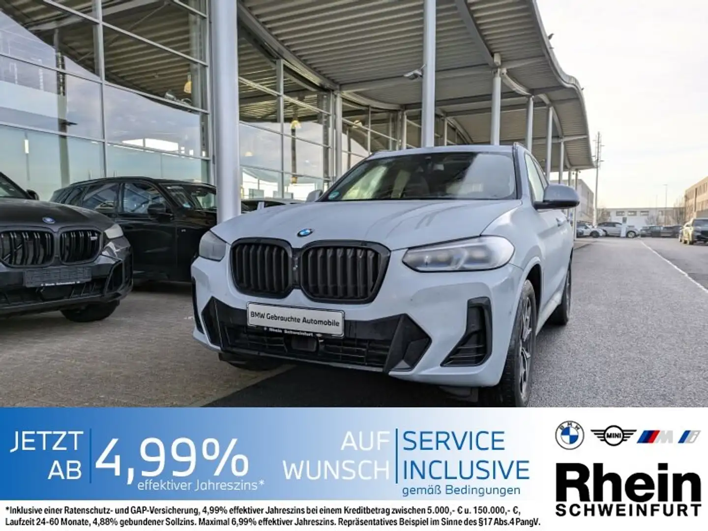 BMW X3 xDrive30d M Sport Laser. Glasdach. 360 Kamera Grau - 1