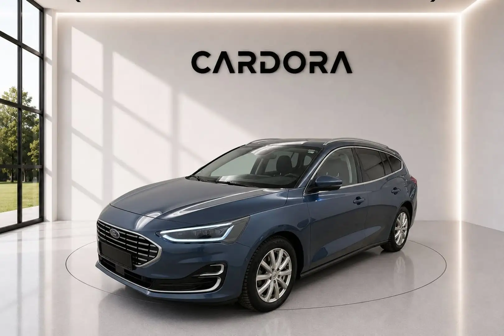 Ford Focus 1.5 EcoBlue Titanium Vignale S/S LED*LEDER*NAVI*T Blau - 1