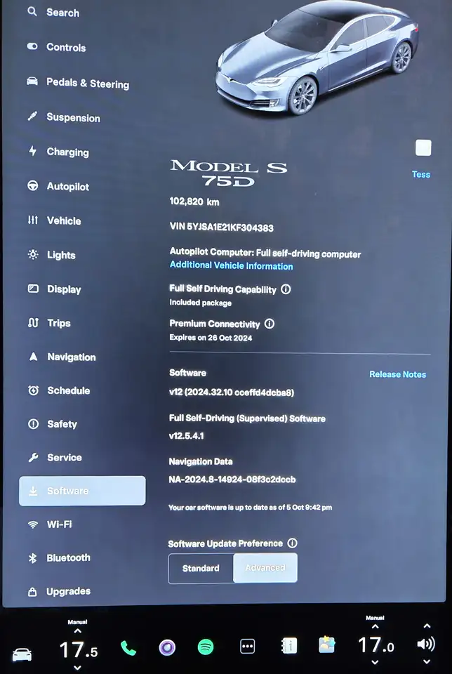 Tesla Model S снимка Tesla Model S