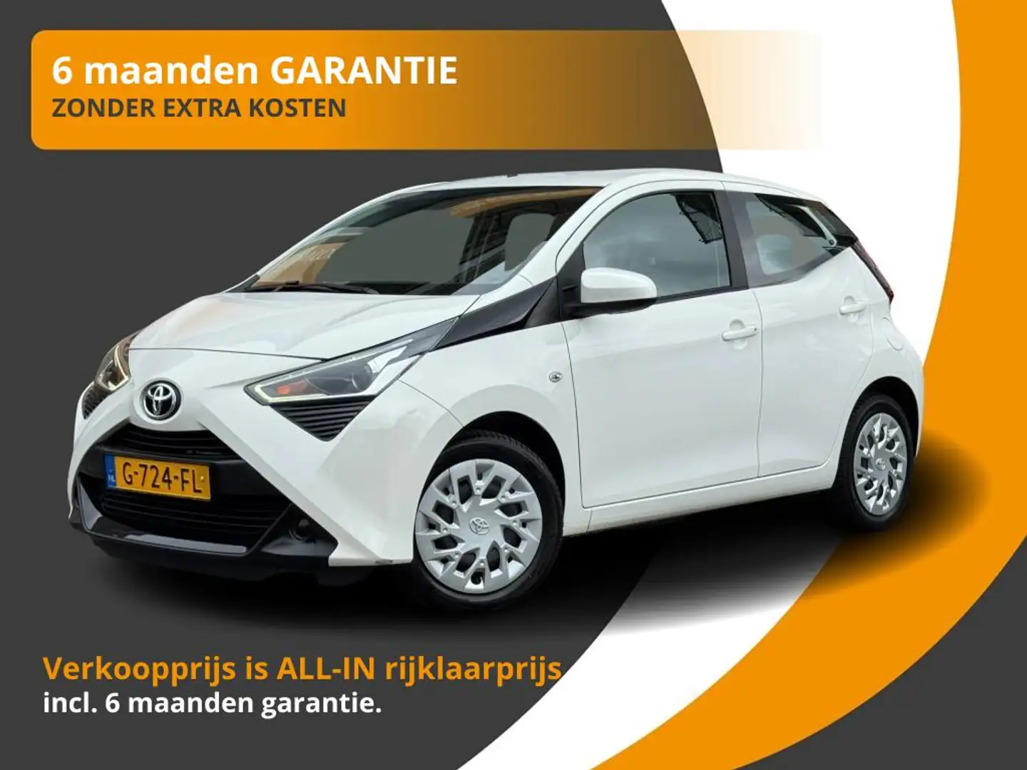 Toyota Aygo 1.0 VVT-I X-PLAY LIMITED 5-DRS AIRCO/NAVI/LED/CAME Bianco - 1