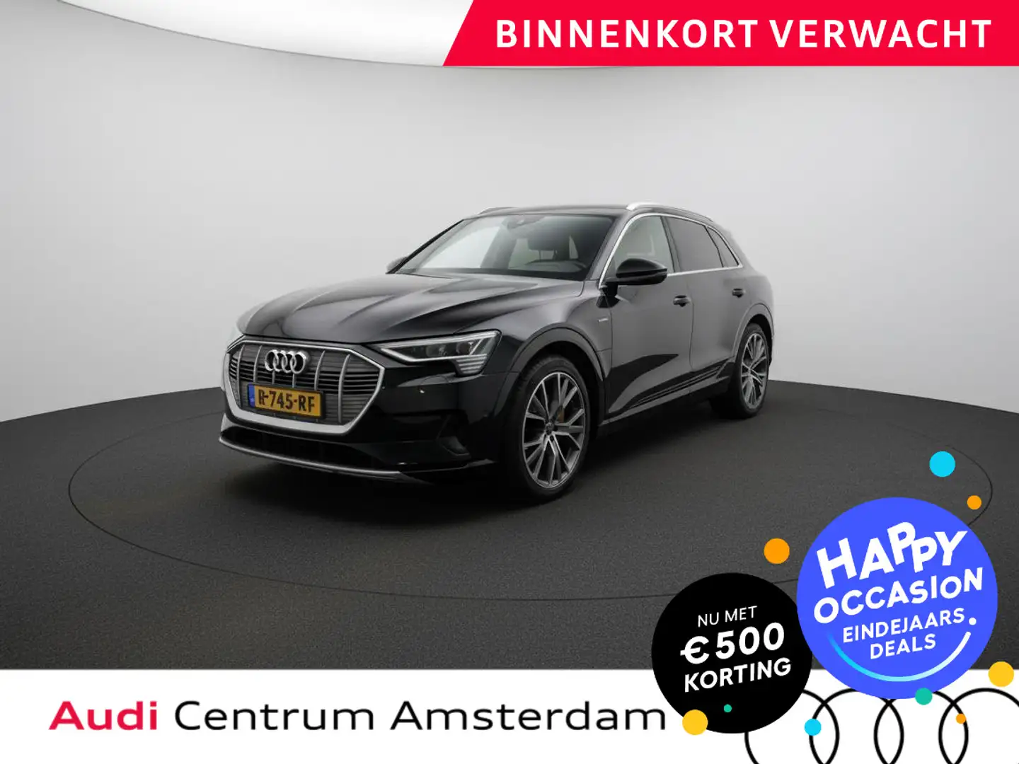 Audi e-tron 55 quattro Advanced edition 95 kWh 408 pk | Naviga Nero - 1