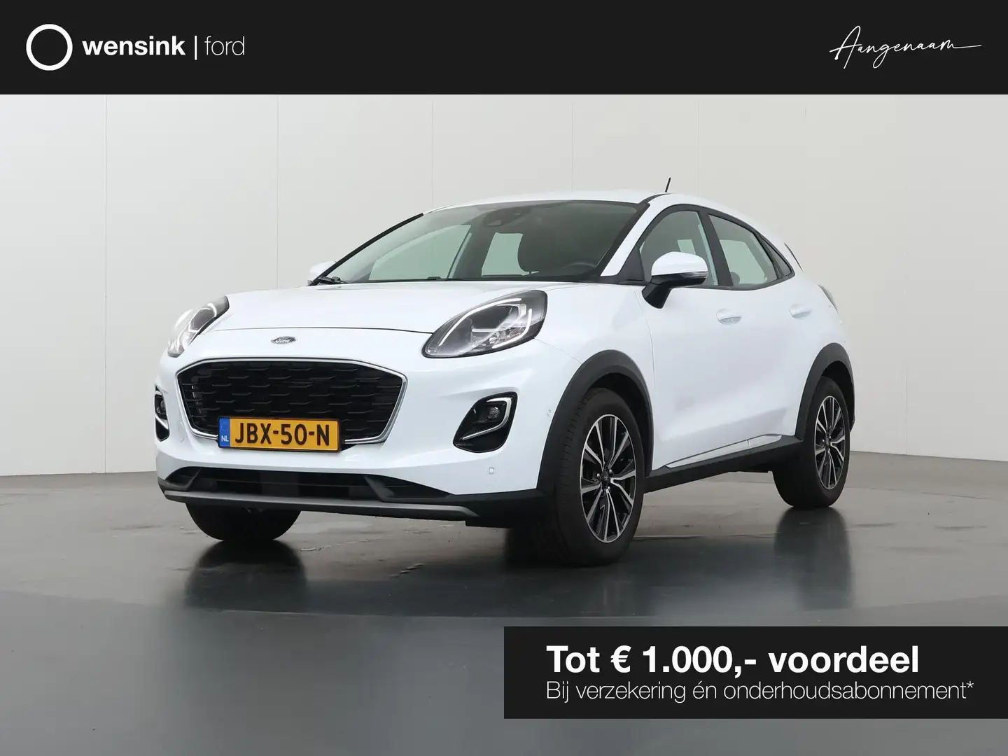 Ford Puma 1.0 EcoBoost Hybrid Titanium | Winterpakket | Crui Wit - 1