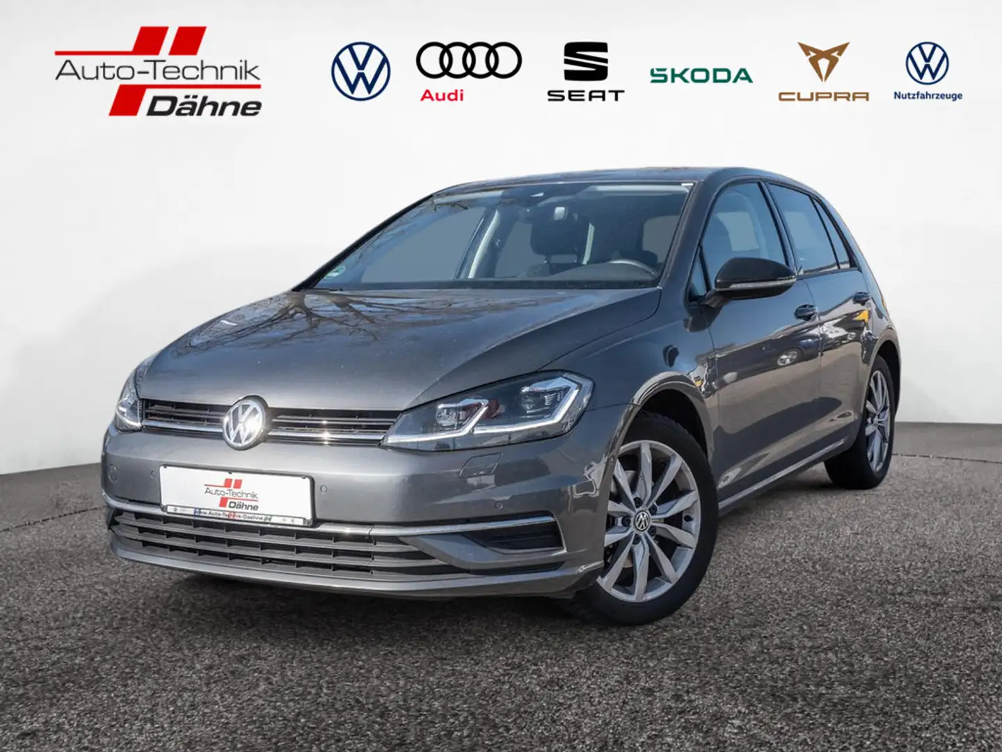 Volkswagen Golf VII 1.5 TSI IQ.DRIVE SHZ ACC STANDHZ LED Gris - 1