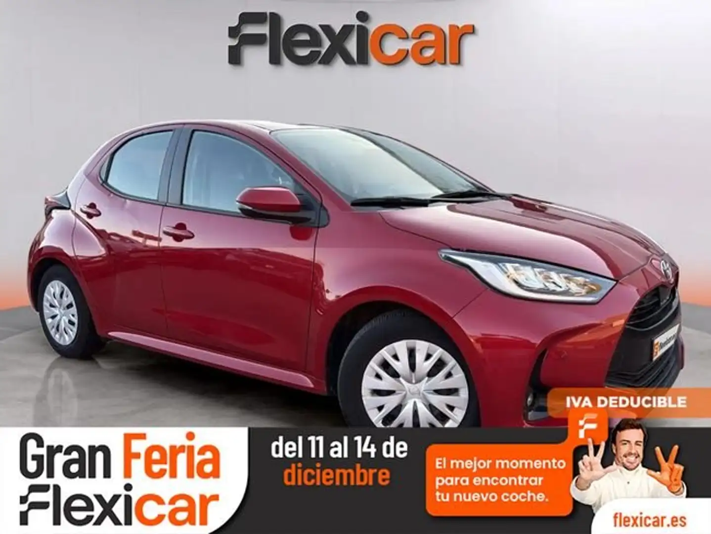 Toyota Yaris 120H 1.5 Active Plus Rojo - 1