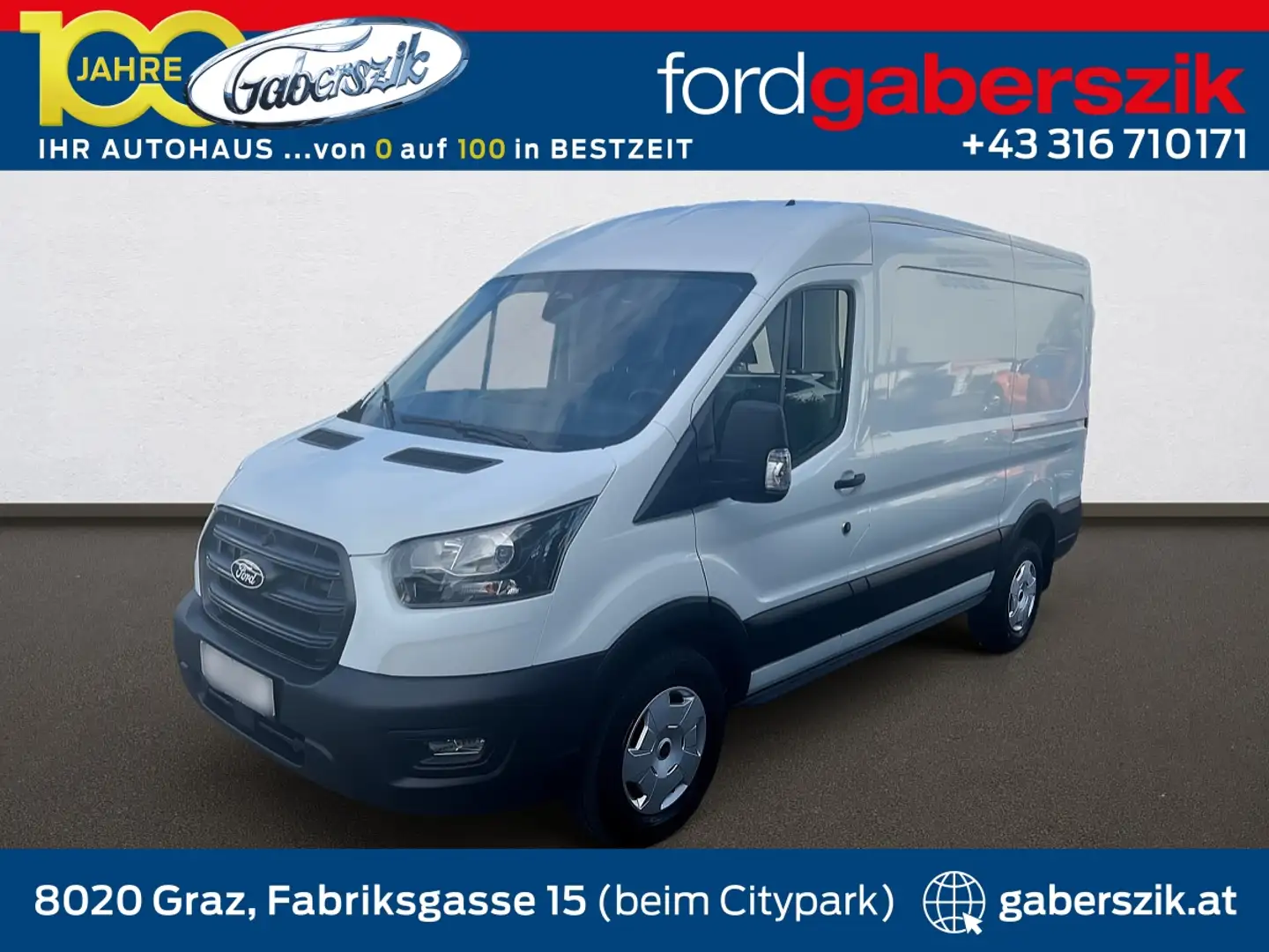 Ford Transit Transit Kasten 2,0 EcoBlue L2H2 350 Trend Hecka... Weiß - 1