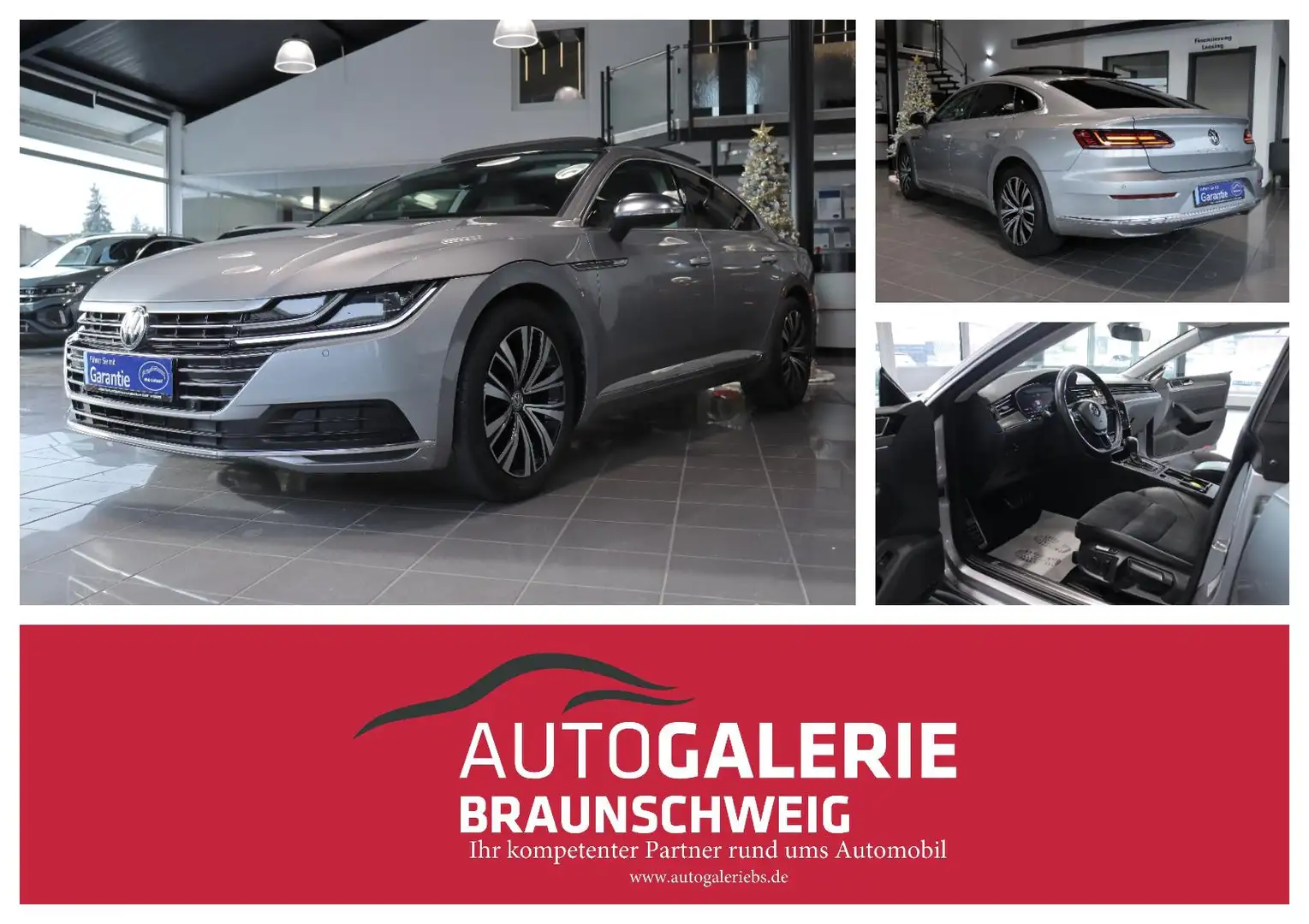 Volkswagen Arteon 1.5 TSI DSG Elegance *PANO*VIRTUAL*ACC* Silber - 1