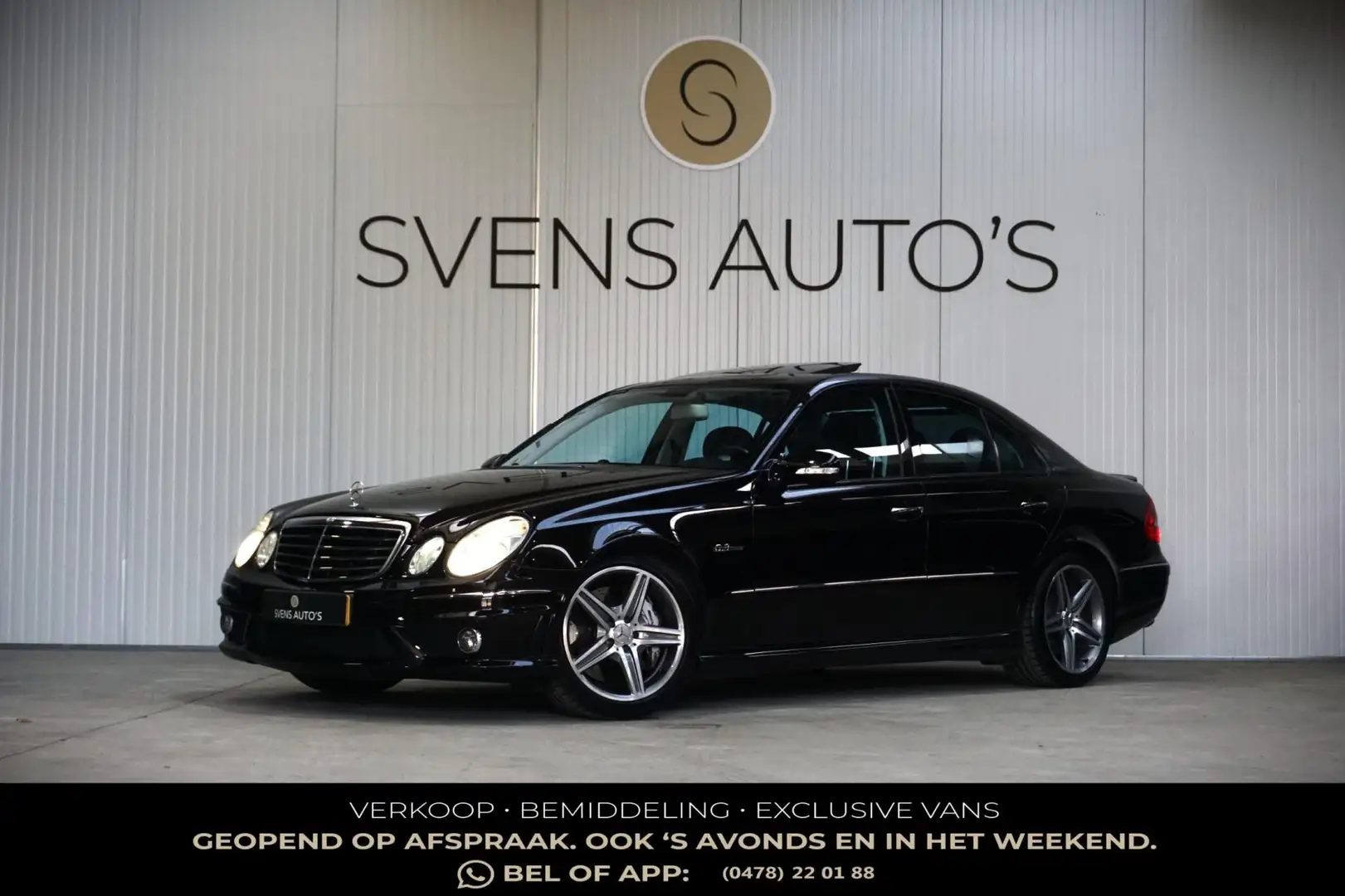 Mercedes-Benz E 63 AMG Full History|Nieuwstaat!|Schuifdak|Luchtvering|Col crna - 1