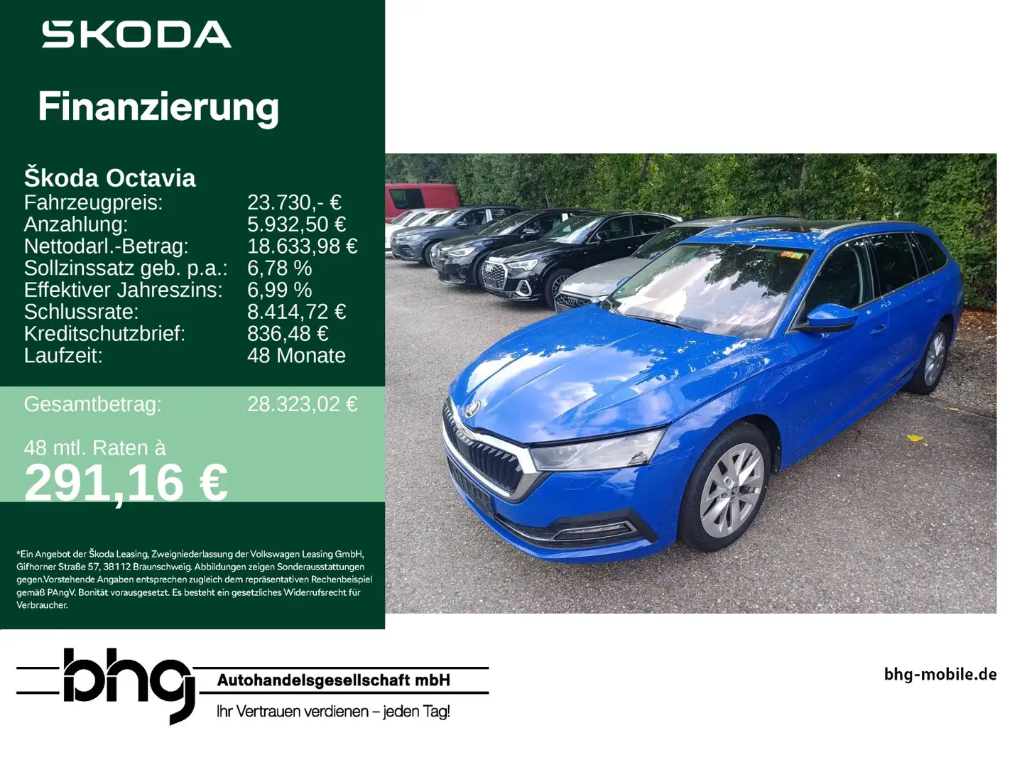 Skoda Octavia Combi 1.4 TSI iV DSG Style Blu/Azzurro - 1