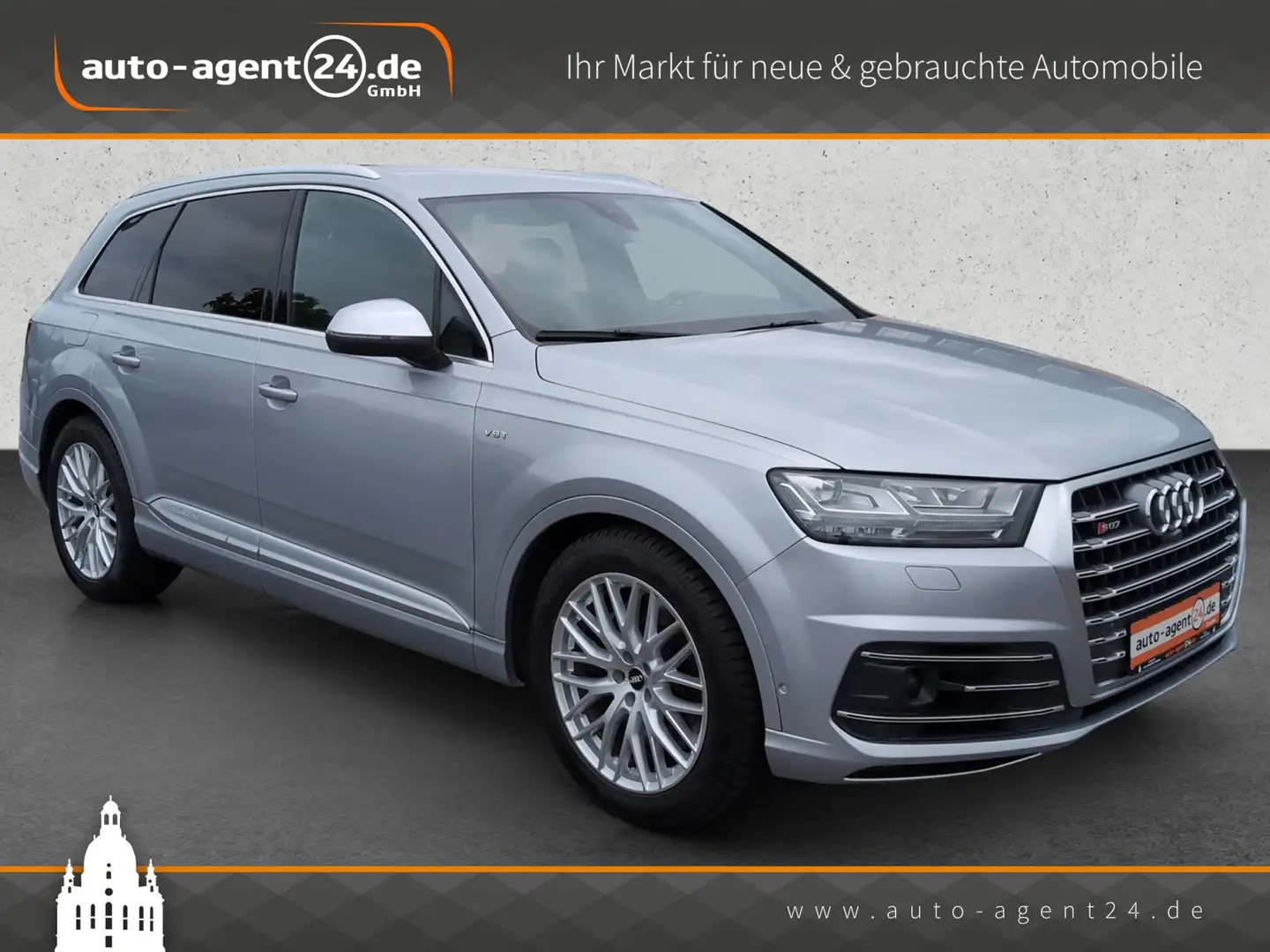 Audi SQ7 4.0 TDI /Allradlenk/Sitzlüft./Massage/StHzg. Zilver - 1