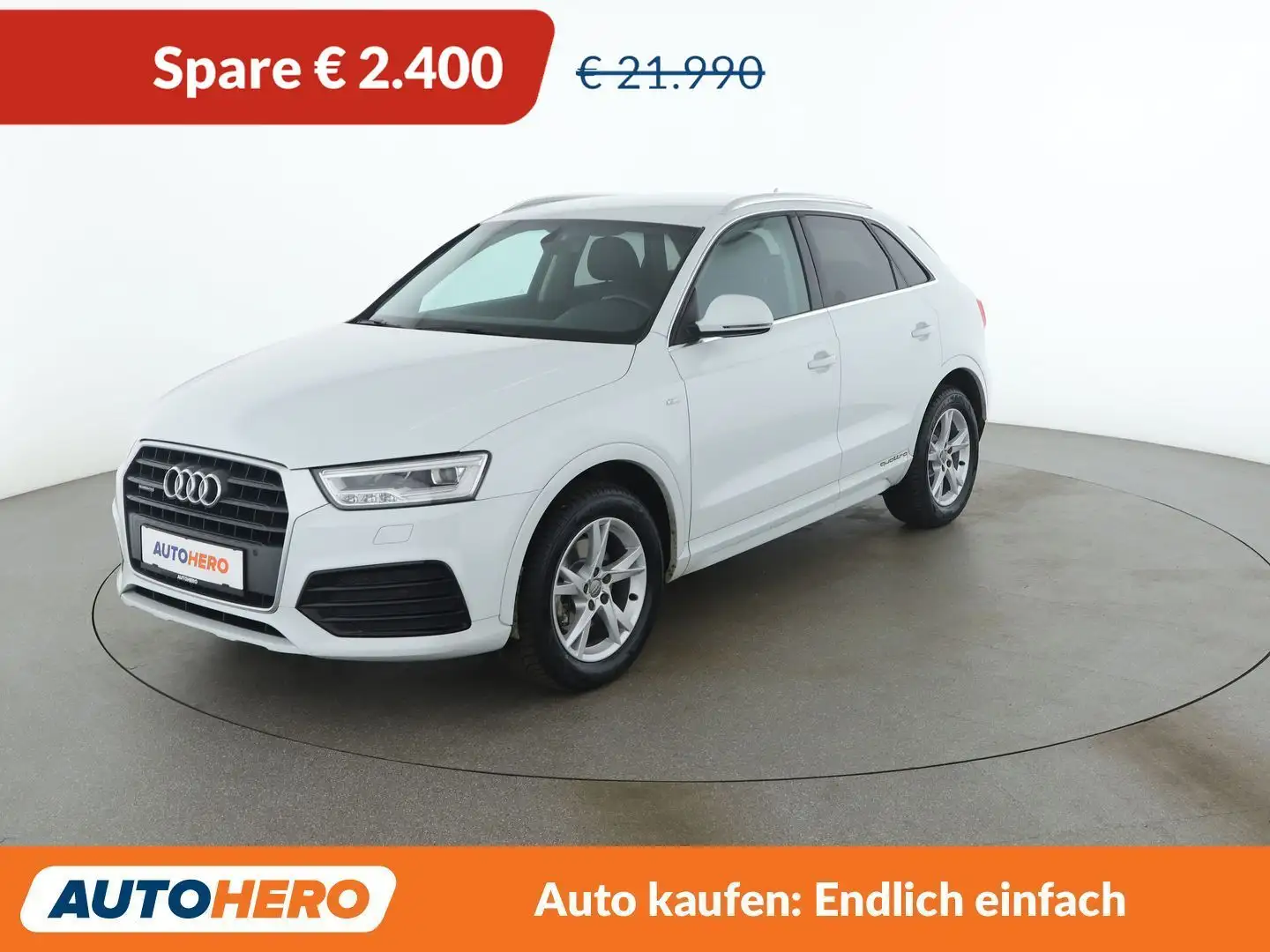 Audi Q3 2.0 TDI quattro Sport Weiß - 1