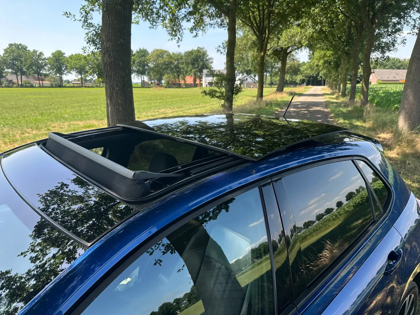 Volkswagen Polo 1.0 TSI R-Line|Panoramadak|Full Option|Nieuwstaat! Blauw - 2
